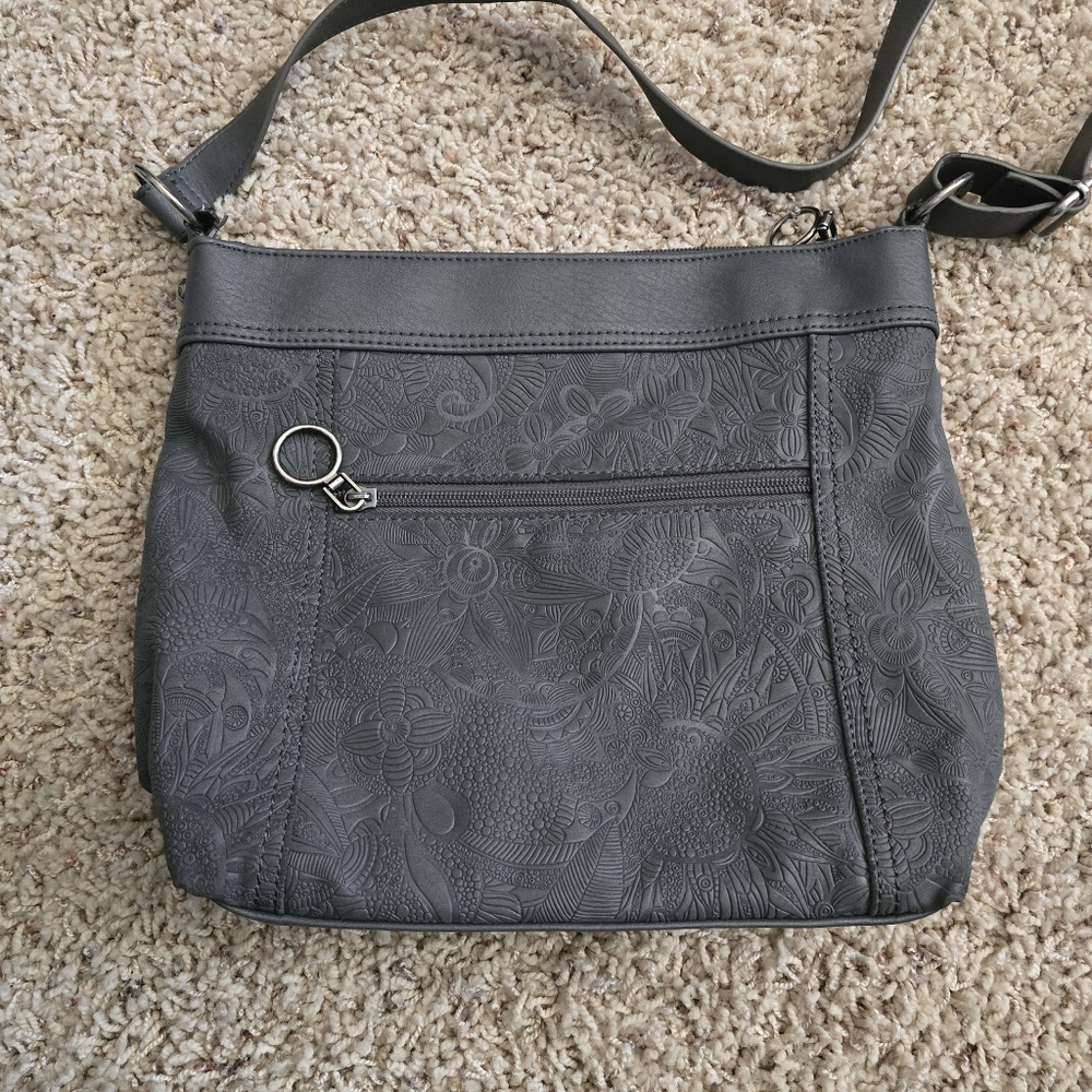 Sakroots Gray Arcadia Crossbody Bag Purse - Picture 6 of 13